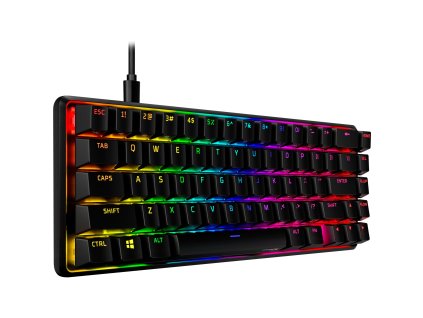 HyperX 65 Alloy Origins AQU Gaming Keyboard-US - Klávesnice