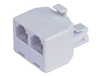 Rozdvojka RJ11, 1x6p4c/2x6p4c - telefonní