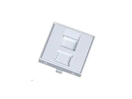 Modul neosazený 1x RJ45, 45x45 mm s prachovkou