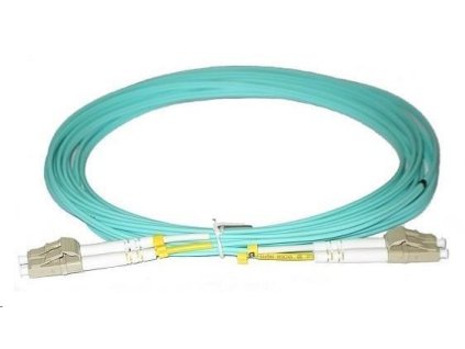 Duplexný prepojovací kábel MM 50/125, OM3, LC-LC, LS0H, 0,5 m