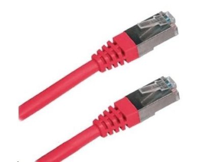 XtendLan patch kábel Cat5E, FTP - 1m, červený (predaj po 10 ks)