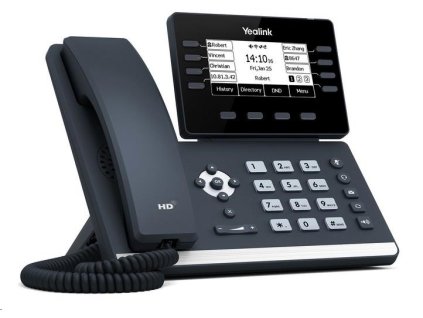 IP telefón Yealink SIP-T53W, 3,7" 360x160 LCD, 21 prog tl., 2x10/100/1000,Wi-Fi, Bluetooth,PoE,12xSIP, 2xUSB,bez adapté