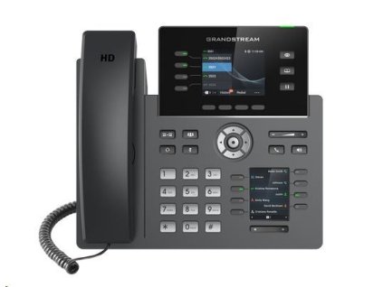 Grandstream GRP2614 [telefón VoIP - 4x účet SIP, HD audio, 24 prog.tl+4 predvoľby, 2xLAN 1Gbps, WiFi, Bluetooth, PoE]
