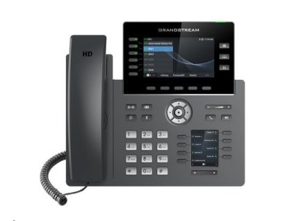 Grandstream GRP2616 [telefón VoIP - 6x účet SIP, HD audio, 48 prog.tl+6 predvolieb, 2xLAN 1Gbps, WiFi,USB,Bluetooth,PoE