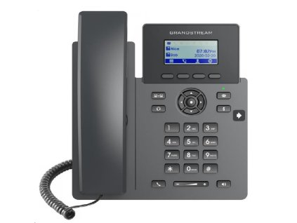 Grandstream GRP2601 [telefón VoIP - 2.21" 132 x 48 grafika, 2x SIP účet, 2x RJ45 10/100 Mbps]