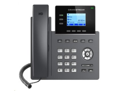 Grandstream GRP2603P [telefón VoIP - 2.48" 132 x 64 grafika, 6x SIP účet, 2x RJ45 10/100/1000 Mbps, PoE]