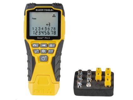 KLEIN TOOLS - VDV Scout® Pro 3 Tester Kit - 5x RJ45, 5x F-konektor