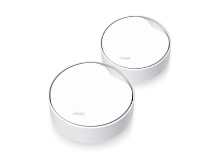 TP-Link Deco X50-PoE (2-pack) WiFi6 Mesh (AX3000,2,4GHz/5GHz,1x2,5GbELAN/WAN,1xGbELAN/WAN,1xPoE)