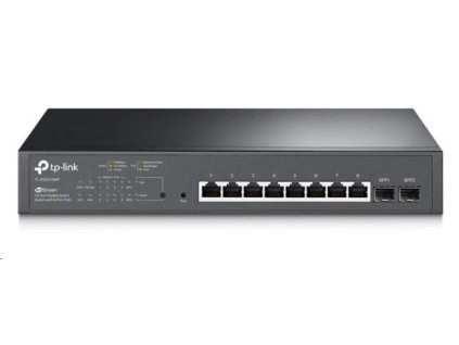 TP-Link OMADA switch SG2210MP (8xGbE,2xSFP,8xPoE+,150W,fanless)