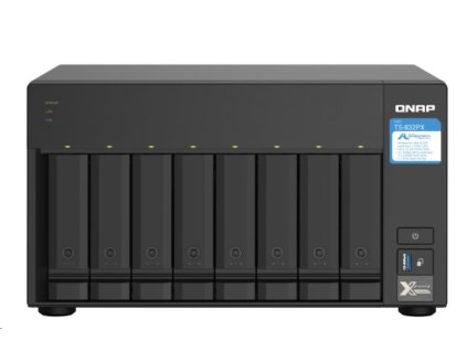 QNAP TS-832PX-4G (4C/Cortex-A57/1,7GHz/4GBRAM/8xSATA/2x2,5GbE/2xSFP+/3xUSB3.2/1xPCIe)