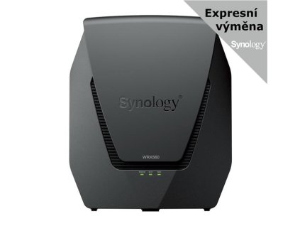 Synology WRX560 MESH WiFi6 router (AX3000,2,4GHz/5GHz,3xGbELAN,1x2,5GbELAN/WAN,1x1GbEWAN,1xUSB3.2)