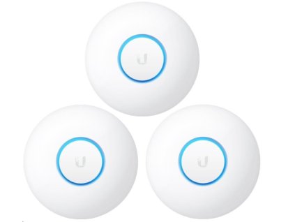 UBNT UniFi AP nanoHD, 3-PACK, bez PoE! [Inside AP, 2.4+5GHz (300Mbps+1733Mbps), MU-MIMO, 802.11a/b/g/n]