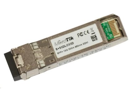 Mikrotik SFP+ (miniGBIC) modul S+85DLC03D, MM, 300m, 10G
