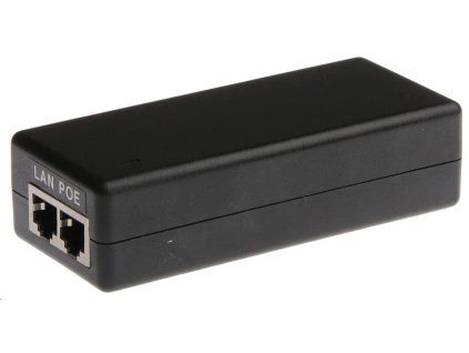 MikroTik Gigabitový PoE adaptér 24V / 0.5A, 12W pre RouterBoard, uzemnený