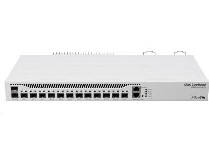 MikroTik Cloud Core Router, CCR2004-1G-12S+2XS, 1700MHz CPU, 4GB RAM, 1xLAN, 12x SFP+, 2x SFP28, vrátane. Licencia L6