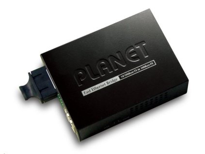 Planet FT-802S15 Konvertor, 10/100Base-TX - 100Base-FX, SC, singlemode