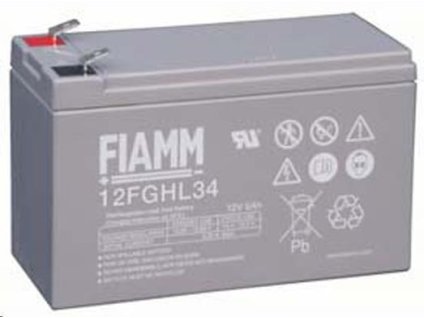Batéria - Fiamm 12 FGHL 34 (12V/9,0Ah - Faston 250), životnosť 10 rokov