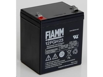 Batéria - Fiamm 12 FGH 23 (12V/5,0Ah - Faston 250), životnosť 5 rokov