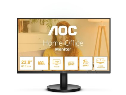 AOC MT VA LCD WLED 23,8" 24B3HMA2 - VA panel, 100Hz, 1920x1080, D-Sub, HDMI, repro