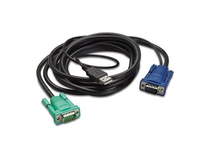 APC integrovaný LCD KVM USB KÁBEL - 12 stôp (3 m)