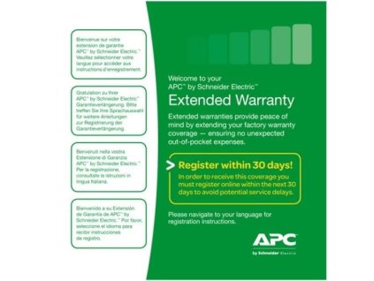 APC Easy (1) ročná predĺžená záruka pre (nákup nového produktu) Easy UPS SRV 2 kVA