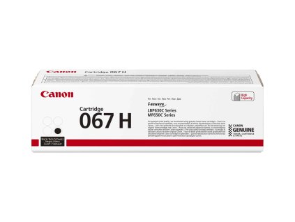 Canon TONER 067H černá pro i-SENSYS LBP631Cw, LBP633Cdw, MF651Cw, MF655Cdw, MF657Cdw (3130 str.)