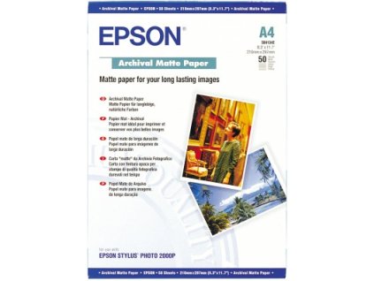 Archívny matný papier EPSON A4 50 listov