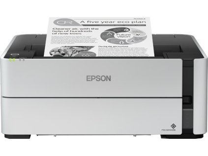 Atramentová tlačiareň EPSON EcoTank Mono M1180, A4, 1200x2400 dpi, 39 str. za minútu, USB, Ethernet, Wi-Fi, duplex, Tra