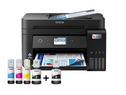 Atramentová tlačiareň EPSON EcoTank L6290, 4v1, A4, 1200x4800dpi, 33 str./min, USB, Wi-Fi, LAN, 3 roky záruka po regist
