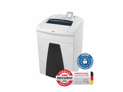 Skartovač HSM Securio P36i (rez: kombinovaný 4,5x30 mm | vstup: 330 mm | DIN: P-4 (3) | papier, sponky, plast. karty, C