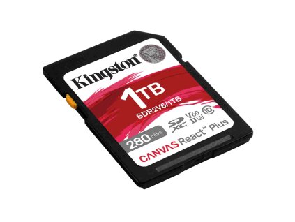 Kingston SDXC karta 1TB Canvas React Plus, UHS-II, U3, V60, R:280/W:150MB/s