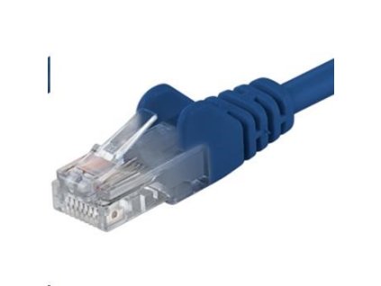 PREMIUM CORD Patch kábel UTP RJ45-RJ45 CAT5e 0.25 m modrá