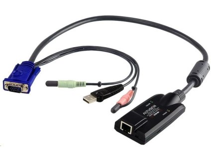 ATEN USB CPU modul pre KN2140/4140/2124/4124, rack, audio, VM supp.