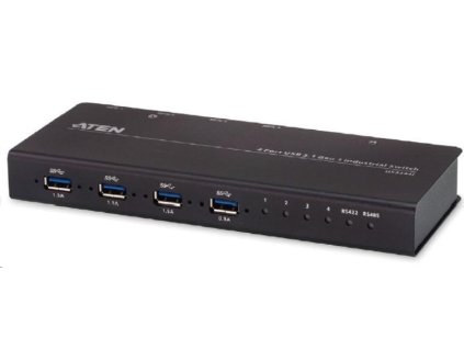 ATEN USB 3.1 Gen1 Priemyselný periférny prepínač 4:4 US3344I