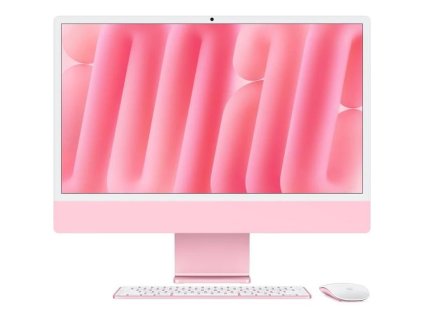 Apple iMac 24'' 4.5K display M4 chip 10-core CPU and 10-core GPU, 16GB, 512GB SSD - Pink