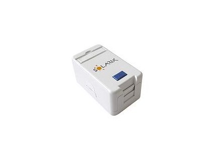 Solarix Zásuvka modulární pro 1 keystone na omítku bílá SXMO-1-0-WH