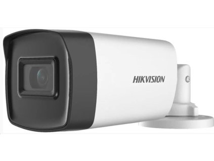 Hikvision DS-2CE17H0T-IT3FS(2.8mm), 5MPix HDTVI Bullet kamera; IR 40m, Mikrofon, 4v1, IP67