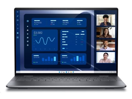 DELL NTB Latitude 9450/U7 165U/32GB/1TB SSD/14" QHD+ Touch/2-in-1/IR Cam & Mic/WLAN/vPro/Backlit Kb/W11 Pro/3Y PS NBD