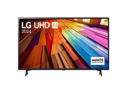 LG UT81 43" TV, 4K Ultra HD, webOS, Direct LED, HDR, ThinQ, WiFi, Bluetooth