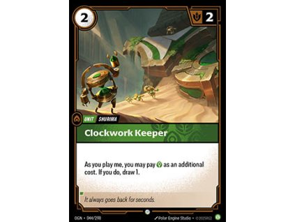 2308 2308 clockwork keeper