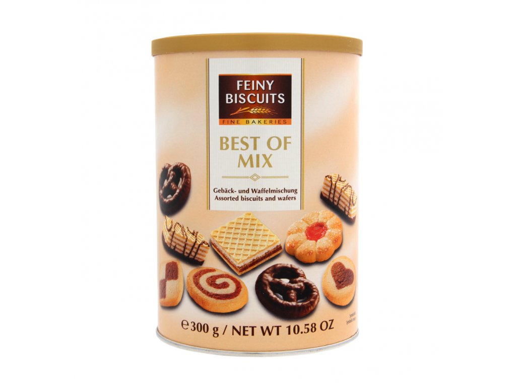Feiny Biscuits výběr sušenek a waflí dóza 300g Rigalli.cz