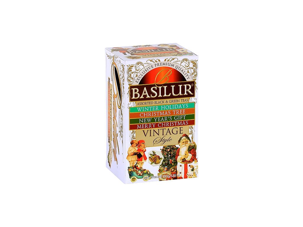 Basilur Vintage Assorted přebal 19x2g a 6x1,5g