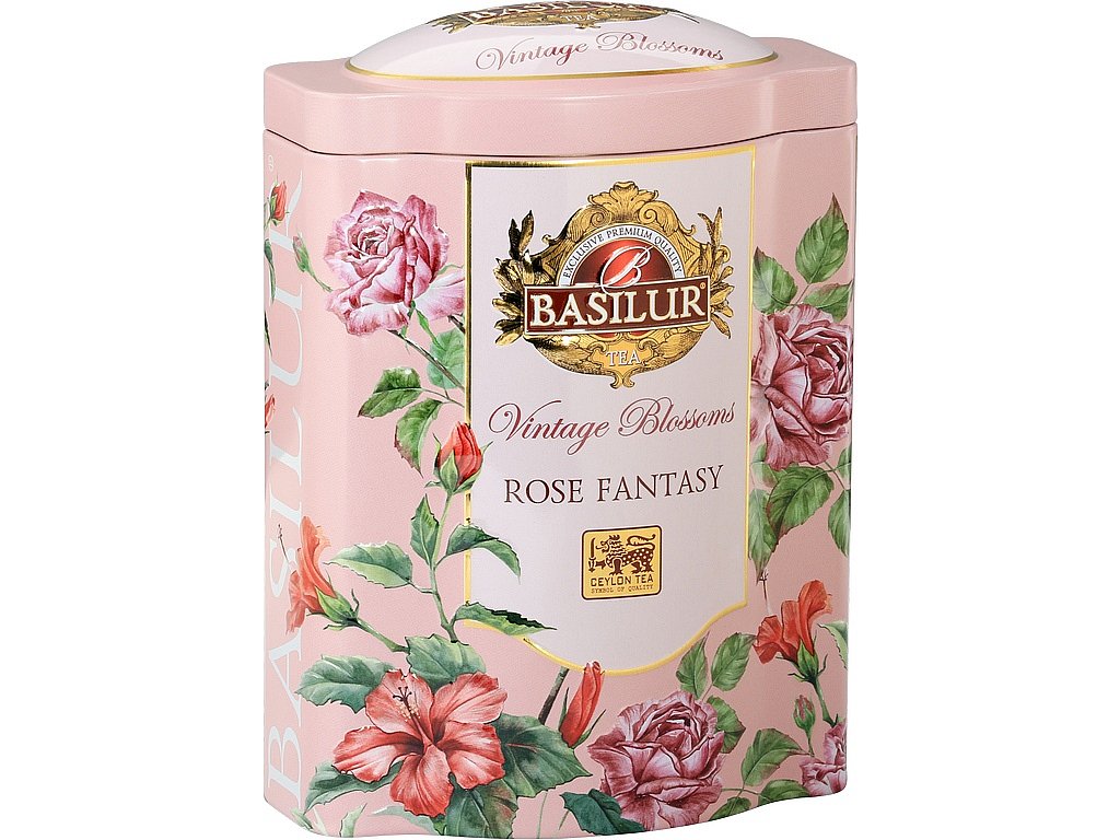 Basilur Vintage Blossoms Rose Fantasy plech 100g