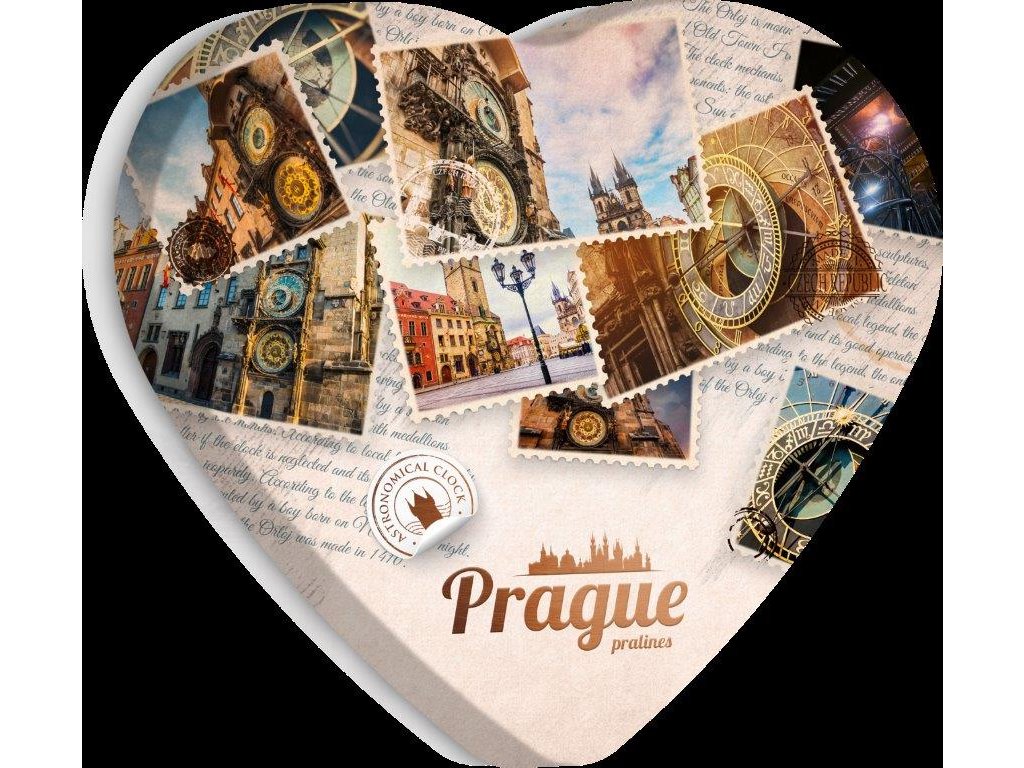 Carla Pralinky Praha srdce 100g