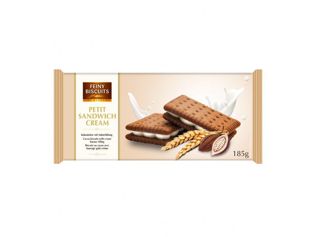 Feiny Slepované kakaové sušenky 185g