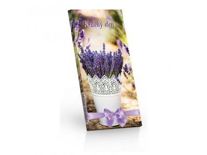 mlecna cokolada levandule napis krasny den