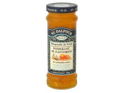 St. Dalfour pomeranč se zázvorem ovocná pomazánka 284g