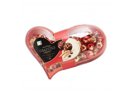 bonboniera k valentynu velke cokoladove srdce