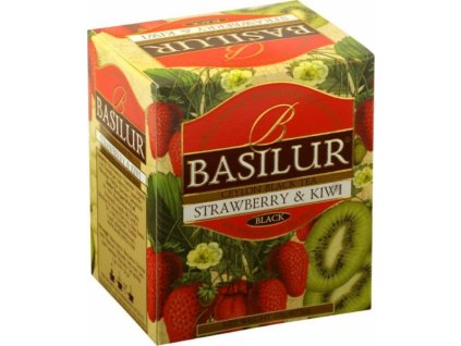 Basilur Magic Černý čaj s jahodou a kiwi 10x2g