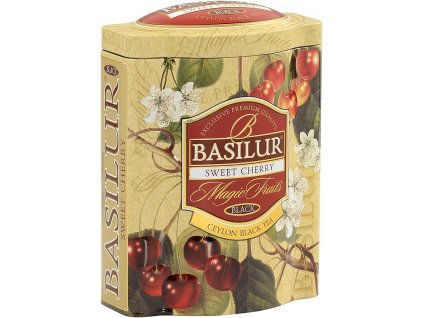 Basilur BLACK SWEET CHERRY plech 100g